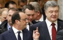 Hollande not sure peacekeepers needed in Donbas