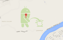 Google объяснил появление на своих картах писающего на Apple робота