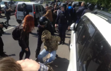Clashes break out at banned Communist rally at Kyiv’s war museum