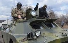 Two soldiers killed, 3 wounded as APC hits landmine in Luhansk