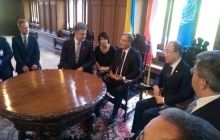 У Гданську розпочалась тристороння зустріч Порошенка, Коморовського і Пан Гі Муна