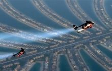 Экстремал совершил ошеломляющий полет над Дубаем на реактивном ранце (видео)