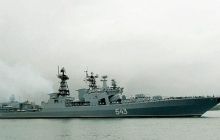 Latvia spots Russian Navy's Tarantul-class corvette near its borders