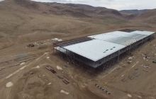 Завод майбутнього: гігафабрику Tesla, що будується, показали на відео з безпілотника