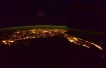 Астронавт опубликовал ночные пейзажи, снятые с МКС