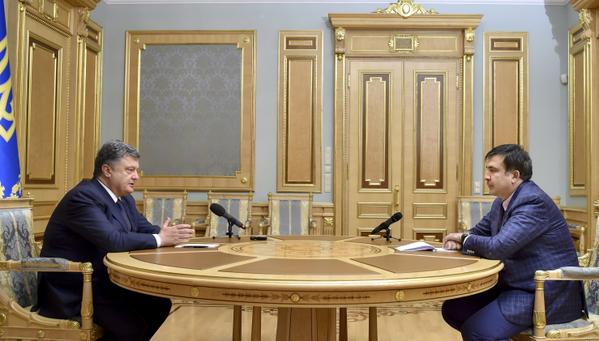 Порошенко похвалил Саакашвили Порошенко похвалил Саакашвили