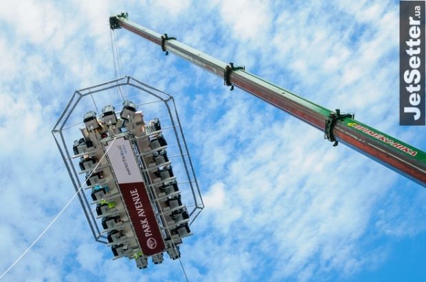 Презентация Dinner in the Sky в Киеве 6 и 7 июня