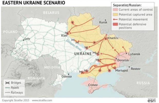 Американські розвідники озвучили три варіанти вторгнення Росії в Україну (карти)