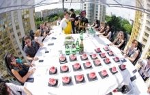 Презентация Dinner in the Sky в Киеве 6 и 7 июня