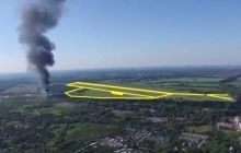 Минобороны: огонь с нефтебазы может перекинуться на военный аэродром