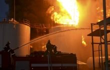 Турчинов: На базе находилось около 14 тысяч тонн нефтепродуктов