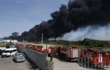 Avakov: Four oil tanks completely burned out near Vasylkiv