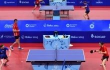 Збірна України з настільного тенісу виграла перший матч на Європейських іграх