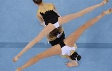 Украинская женская команда по спортивной акробатике - 4-я в соревнованиях по динамике Евроигр