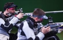 Украинская смешанная пара попала в восьмерку сильнейших в стрелковом ските на Европейских играх