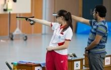 Украинская пара попала в шестерку лучших в стрельбе из пневматического пистолета на Евроиграх