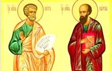 29 червня католики і лютерани святкують День святих апостолів Петра і Павла