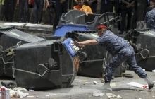 Митингующие в Ереване покинули свои позиции, ушли от линии соприкосновения с полицией