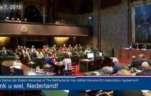 Dutch parliament ratifies EU-Ukraine Association Agreement