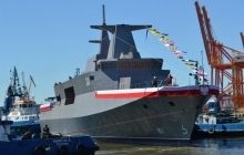 Польша впервые за 20 лет спустила на воду новый военный корабль (фото)