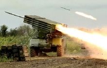 Militants fire Grad rockets on Hranitne