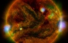 NASA опубликовало снимок поверхности Солнца в рентгеновском диапазоне (фото)