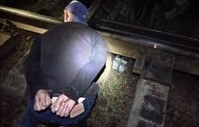 СБУ затримала диверсанта під час закладання вибухівки на залізничній станції у Харкові (фото, відео)