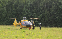 Для евакуації українців з місця ДТП у Польщі залучили гелікоптери (фото, відео)