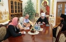 Намісник Почаївської Лаври та духовенство Луганської єпархії зустрілися із представниками Місії ОБСЄ