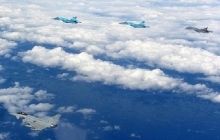 U.K. Royal Air Force Typhoons intercept 10 Russian aircraft