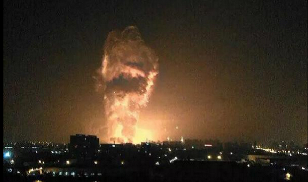 Взрыв произошел в китайском Тяньцзине / twitter.com/XHNews