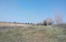 Артилерія ЗСУ знищила склад терористів з боєприпасами та пальним (відео)