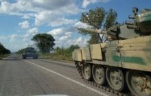 На Луганщині очевидці помітили новітні російські танки Т-90А (фоторепортаж)