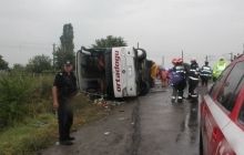 Three children, one woman killed in new bus crash in Romania