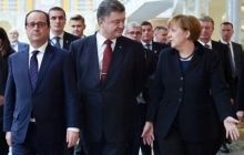Poroshenko, Merkel, Hollande coordinate positions prior to Paris meeting