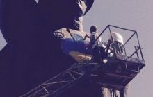 В Харькове у памятника Воину-освободителю появилось сине-желтое сердце (фото)