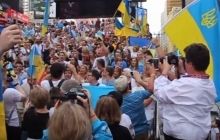 На Манхэттене праздновали День Независимости Украины