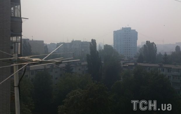 Задимленість на Полтавщині / tsn.ua Задимленість на Полтавщині / tsn.ua