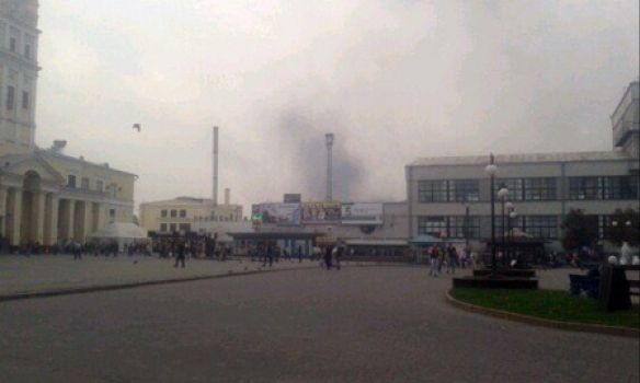 Несколько районов Харькова в дыму / Facebook Несколько районов Харькова в дыму / Facebook