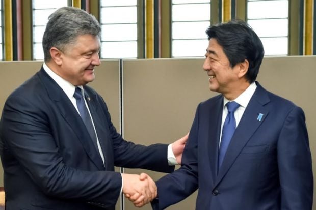 Japan PM says Tokio will not recognize pseudo-elections in occupied Donbas / president.gov.ua Japan PM says Tokio will not recognize pseudo-elections in occupied Donbas / president.gov.ua