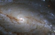 NASA получила снимок необычной спиральной галактики