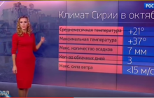 На російському каналі показали прогноз погоди для "вдалих" бомбардувань Сирії (відео)