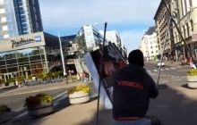 Photo exhibition about Maidan attacked in Riga