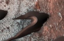 NASA показало фото дюн на Марсі