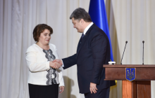 Президент України вручив орден княгині Ольги чемпіонці світу з шашок Балтажи