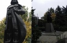 Декомунізація по-одеськи: Пам'ятник Леніна перетворився на Дарта Вейдера (фото)