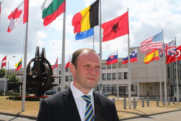 Acting Head of Ukraine’s Mission to NATO Yehor Bozhok / nato.mfa.gov.ua