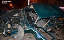 В Житомирі Skoda протаранила міліцейську "Ниву", серед постраждалих троє правоохоронців (фото, відео)