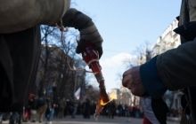 У Львові невідомі кинули "коктейль Молотова" у дільничний пункт поліції