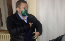 В Кривом Роге главу ТИК облили зеленкой